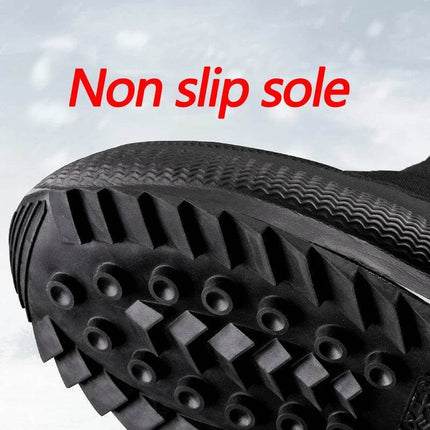 Men Plush Wool Waterproof Snow Boots - Boots - HAJINK - Mad Fly Essentials