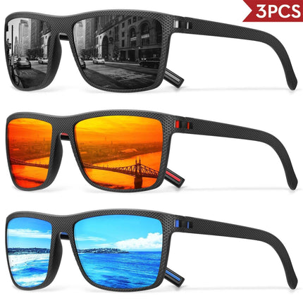 Men Polarized 3 - 4Pk Fishing Sunglasses - Sunglasses - Under Sun - Mad Fly Essentials
