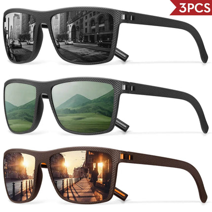 Men Polarized 3 - 4Pk Fishing Sunglasses - Sunglasses - Under Sun - Mad Fly Essentials