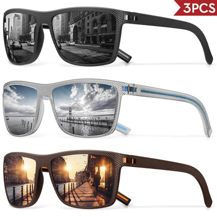 Men Polarized 3 - 4Pk Fishing Sunglasses - Sunglasses - Under Sun - Mad Fly Essentials