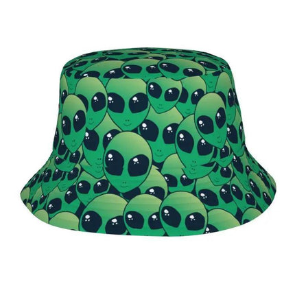 Men Psychedelic 3D Alien Bucket Hat - Hat - Champrint - Mad Fly Essentials
