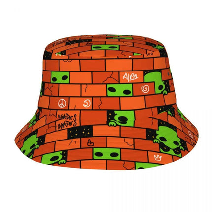 Men Psychedelic 3D Alien Bucket Hat - Hat - Champrint - Mad Fly Essentials