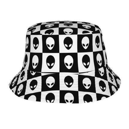 Men Psychedelic 3D Alien Bucket Hat - Hat - Champrint - Mad Fly Essentials