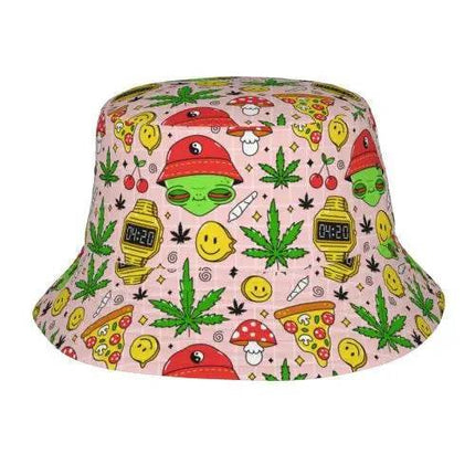 Men Psychedelic 3D Alien Bucket Hat - Hat - Champrint - Mad Fly Essentials