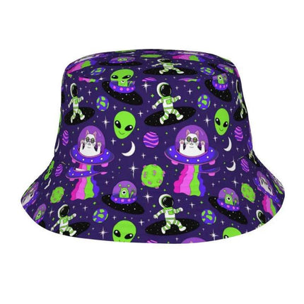 Men Psychedelic 3D Alien Bucket Hat - Hat - Champrint - Mad Fly Essentials