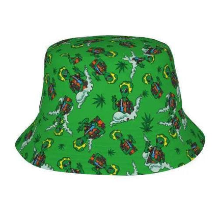 Men Psychedelic 3D Alien Bucket Hat - Hat - Champrint - Mad Fly Essentials