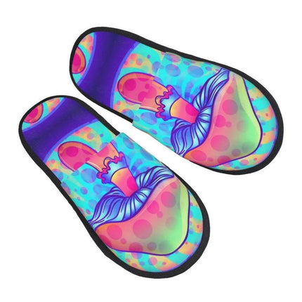 Men Psychedelic Non - Slip Mushroom Slippers - Slippers - OEING - Mad Fly Essentials