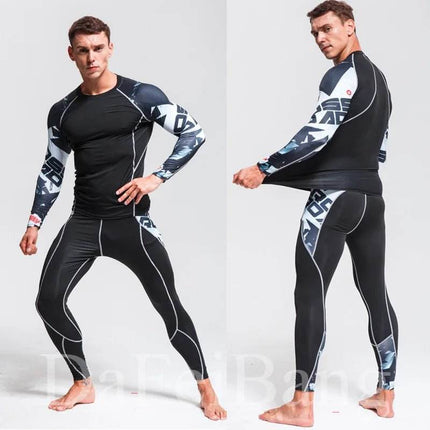 Men Quick Dry Compression Fitness Sets - Mad Fly Essentials