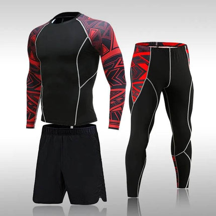 Men Quick Dry Compression Fitness Sets - Mad Fly Essentials