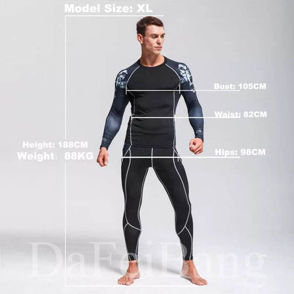 Men Quick Dry Compression Fitness Set Tracksuit - Tracksuit - Fitness Essentials - Mad Fly Essentials