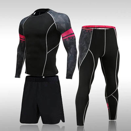 Men Quick Dry Compression Fitness Sets - Mad Fly Essentials