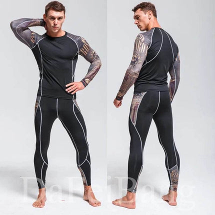 Men Quick Dry Compression Fitness Set Tracksuit - Tracksuit - Fitness Essentials - Mad Fly Essentials