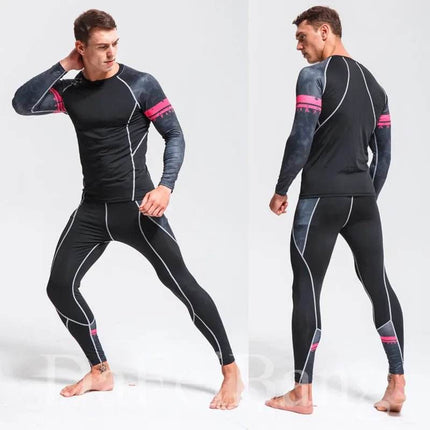 Men Quick Dry Compression Fitness Sets - Mad Fly Essentials