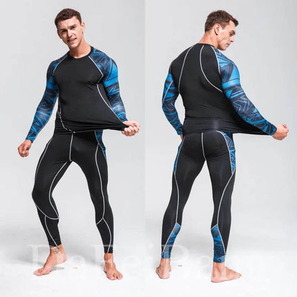 Men Quick Dry Compression Fitness Sets - Mad Fly Essentials