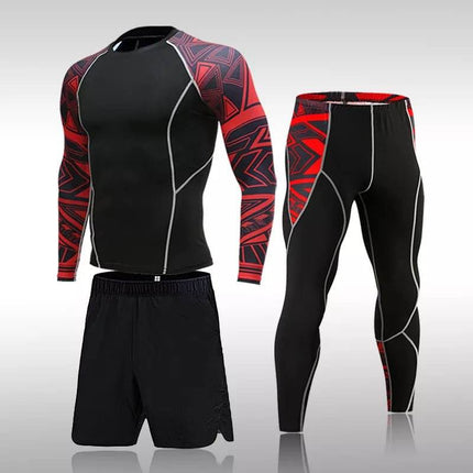 Men Quick Dry Compression Fitness Set Tracksuit - Tracksuit - Fitness Essentials - Mad Fly Essentials