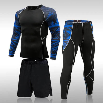 Men Quick Dry Compression Fitness Sets - Mad Fly Essentials