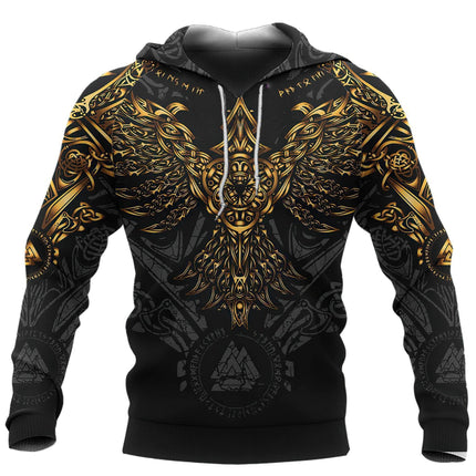 Men Retro 3D Medieval Viking Animal Hoodies - Hoodies - SiminFan - Mad Fly Essentials