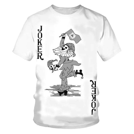 Men Retro 3D Poker Playing Card Party KING Medieval Shirt - Shirt - TrendSetter - Mad Fly Essentials