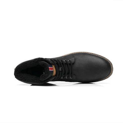 Men Retro British Leather Ankle Boots - Boots - BHKH - Mad Fly Essentials