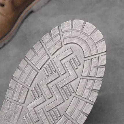 Men Retro British Leather Ankle Boots - Mad Fly Essentials