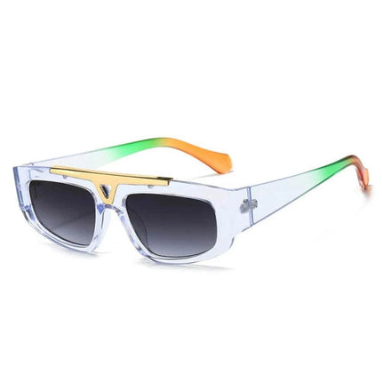 Shauna Men Retro Gradient Cat Eye Sunglasses - Sunglasses - SHAUNA - Mad Fly Essentials