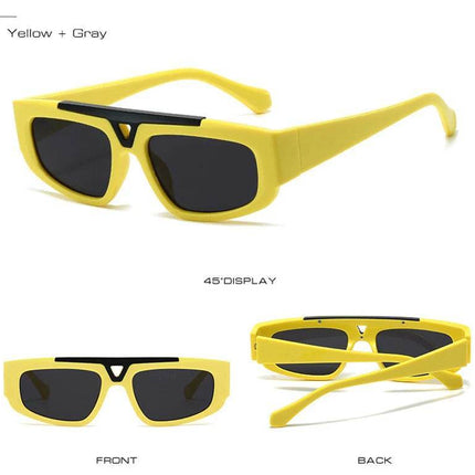 Shauna Men Retro Gradient Cat Eye Sunglasses - Sunglasses - SHAUNA - Mad Fly Essentials