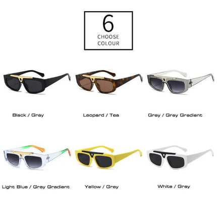 Shauna Men Retro Gradient Cat Eye Sunglasses - Sunglasses - SHAUNA - Mad Fly Essentials