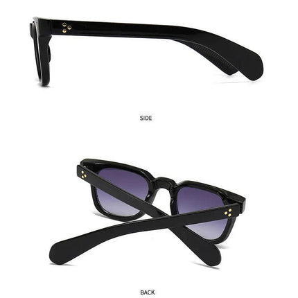 Men Retro Rivets UV400 Square Sunglasses - Sunglasses - Dawndesslo - Mad Fly Essentials