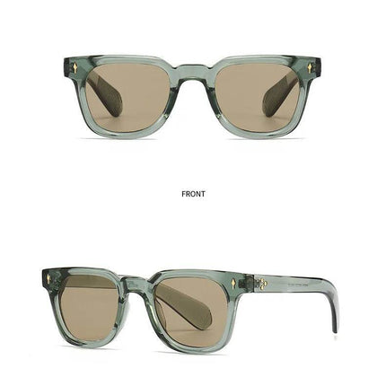 Men Retro Rivets UV400 Square Sunglasses - Sunglasses - Dawndesslo - Mad Fly Essentials