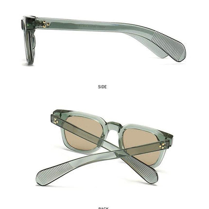 Men Retro Rivets UV400 Square Sunglasses - Sunglasses - Dawndesslo - Mad Fly Essentials