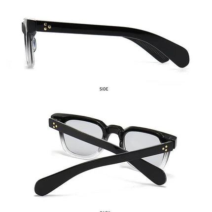 Men Retro Rivets UV400 Square Sunglasses - Sunglasses - Dawndesslo - Mad Fly Essentials