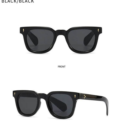 Men Retro Rivets UV400 Square Sunglasses - Sunglasses - Dawndesslo - Mad Fly Essentials