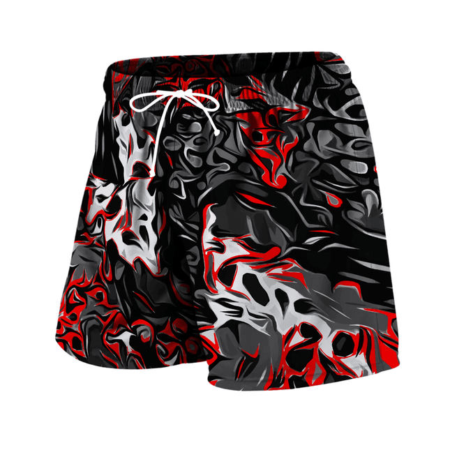 Men Retro Skull 3D Wavy Boardshorts - Boardshorts - Beach Fellow - Mad Fly Essentials