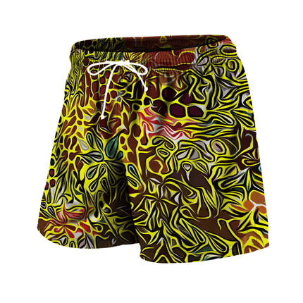 Men Retro Skull 3D Wavy Boardshorts - Boardshorts - Beach Fellow - Mad Fly Essentials