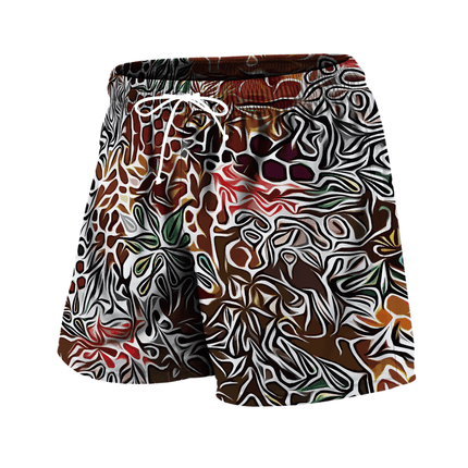 Men Retro Skull 3D Wavy Boardshorts - Boardshorts - Beach Fellow - Mad Fly Essentials