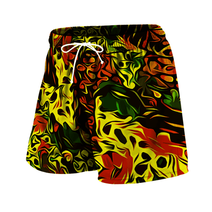 Men Retro Skull 3D Wavy Boardshorts - Boardshorts - Beach Fellow - Mad Fly Essentials