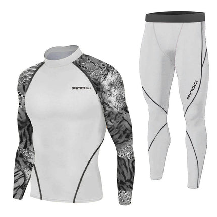 Men Running Sets - 2pc Camouflage Compression Fitness Tracksuit - Tracksuit - Findci - Mad Fly Essentials