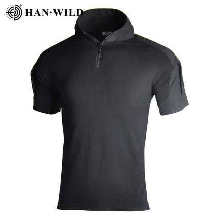 Men Sale Camouflage Tactical Short Shirt - Shirt - Han Wild - Mad Fly Essentials