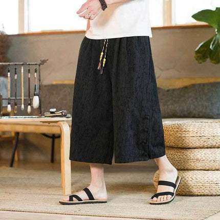 Men Samurai Plaid Casual Harem Pants - Harem Pants - TrendSetter - Mad Fly Essentials