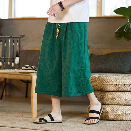 Men Samurai Plaid Casual Harem Pants - Harem Pants - TrendSetter - Mad Fly Essentials