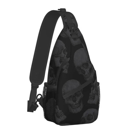 Men Skeleton Souls Travel Crossbody Bag - Crossbody Bag - heatboywade - Mad Fly Essentials