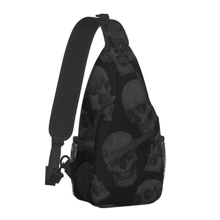Men Skeleton Souls Travel Crossbody Bag - Mad Fly Essentials