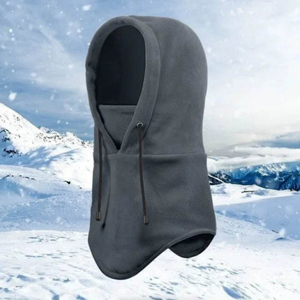 Men Ski Mask Full - Face Blue Fleece Balaclava - Balaclava - Fitness Essentials - Mad Fly Essentials