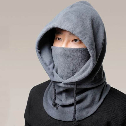 Men Ski Mask Full - Face Blue Fleece Balaclava - Balaclava - Fitness Essentials - Mad Fly Essentials