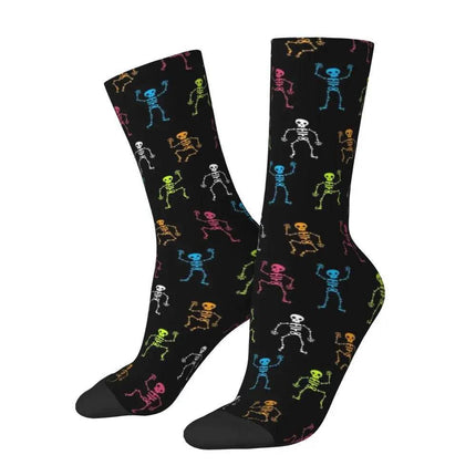 Men Skull Bones Funny Festival Mid-Tube Socks - Mad Fly Essentials