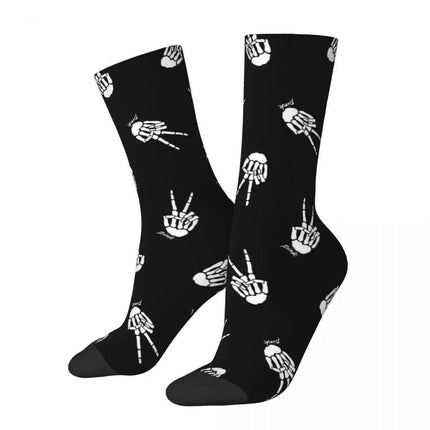 Men Skull Bones Funny Festival Mid - Tube Socks - Socks - TOB - Mad Fly Essentials