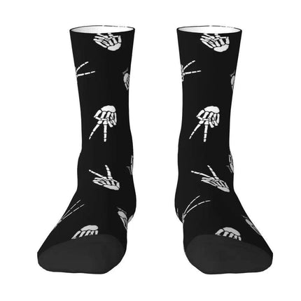 Men Skull Bones Funny Festival Mid-Tube Socks - Mad Fly Essentials