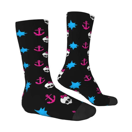 Men Skull Bones Funny Festival Mid - Tube Socks - Socks - TOB - Mad Fly Essentials