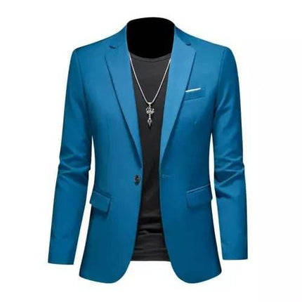 Men Slim-Fit 6XL-M Business Tuxedo Blazer - Mad Fly Essentials