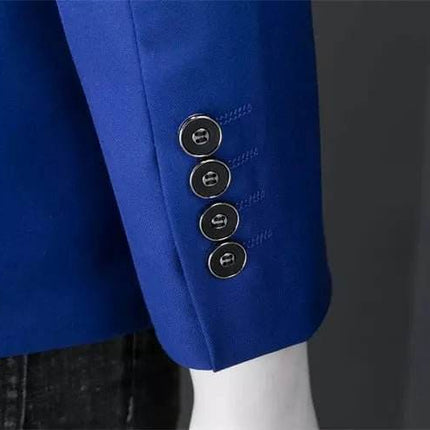 Men Slim-Fit 6XL-M Business Tuxedo Blazer - Mad Fly Essentials